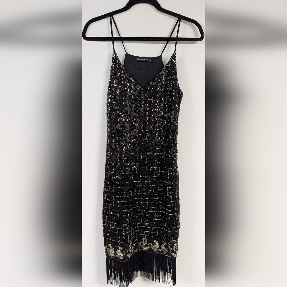 Western f.a.s.h.i.o.n Flapper Dress Fringe Beaded